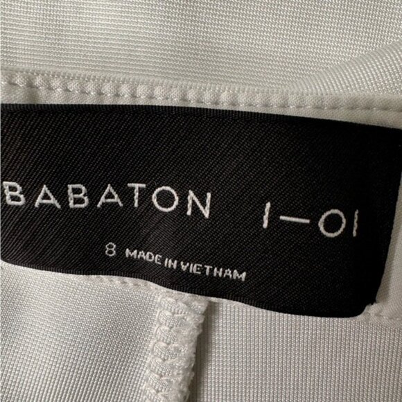 Aritzia 1-01 Babaton Mini-Flare Grey Pant Size 8 NWT - Picture 9 of 15